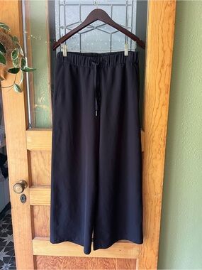 lululemon athletica Black Wide-Leg Drawstring Pants